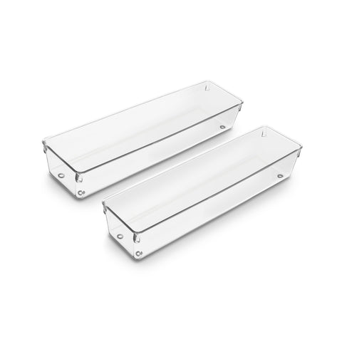 Drawer Narrow Small Drawer Organizer Set (2 Pc)