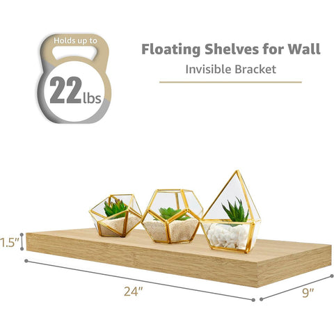 Rectangle Floating Shelves (2 Pack)