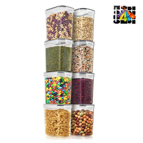 Airtight Food Storage Containers (8 Pack)