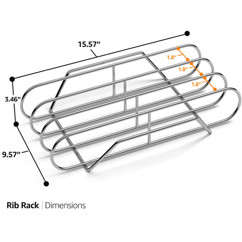 Grilling rack non-stick