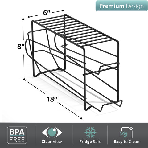 Soda Can Beverage Dispenser Rack (2 Pack)