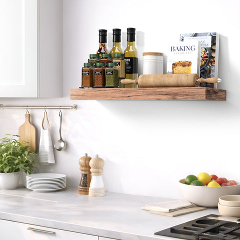 Wall Mounted Floating Shelf (1-Piece)