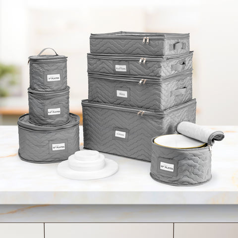 Dinnerware Quilted Storage Set (8 Pc)