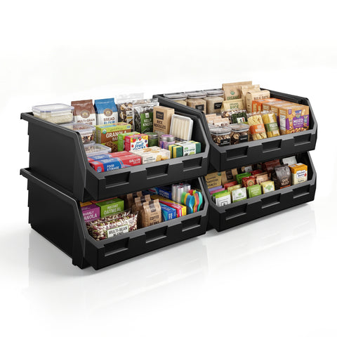 Open Front Kitchen Storage Bin