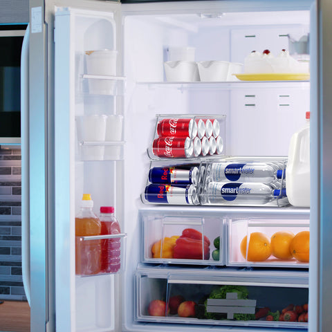 Soda Can Organizer with Lids (3 Variety Sizes)