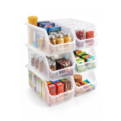Open Front Kitchen Storage Bin