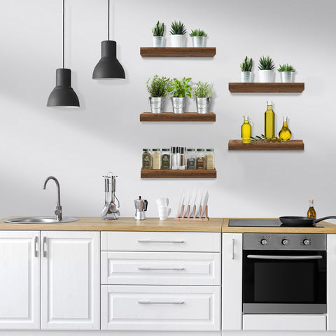 Wall Mounted Floating Shelves (5 Pack)