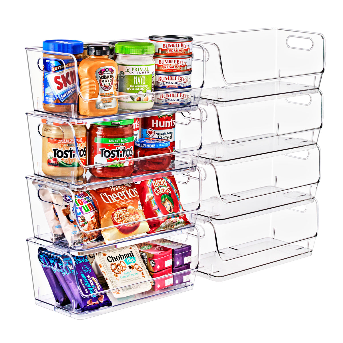 Open Front Storage Bins