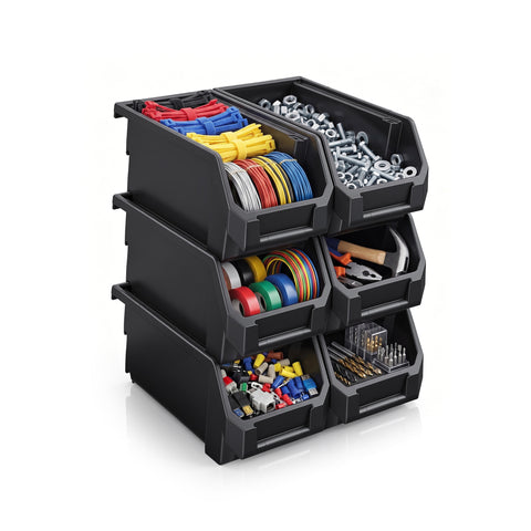 Open Front Garage Storage Bin (Medium)