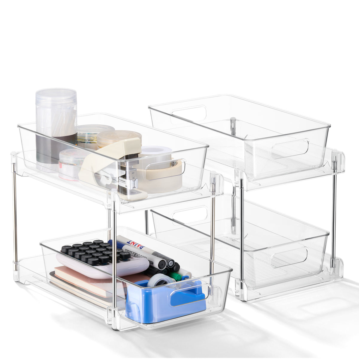 2-Tier Pull-Out Office Organizers