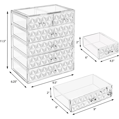 Diamond Makeup Organizer (Medium)