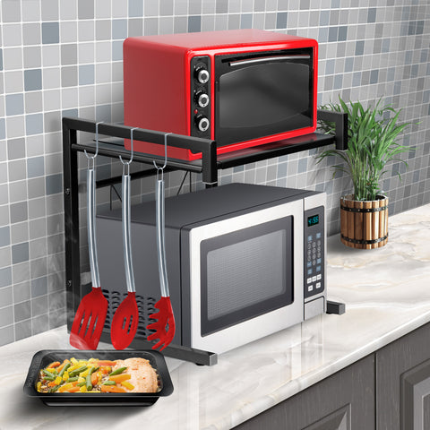 Expandable Microwave Shelf Stand