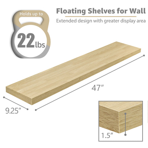 Extra Long Floating Shelves (Set of 2)