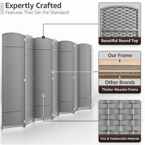 Room Divider Screen Panels (8-6-4 Panel)