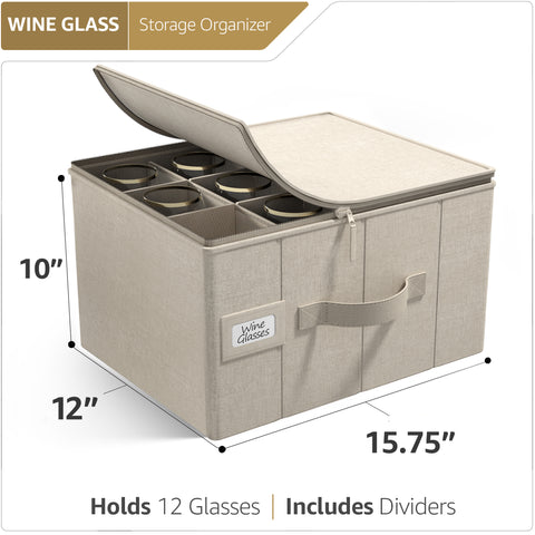 Stemware Hard Shell Storage Case