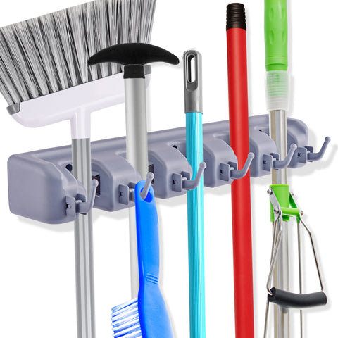 Wall-Mounted Garage & Garden Tool Organizer