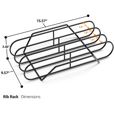 Grilling rack non-stick