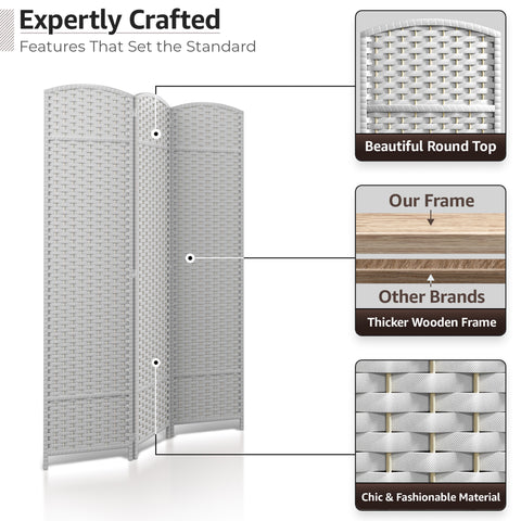 Panel Room Divider (Double Hinged)