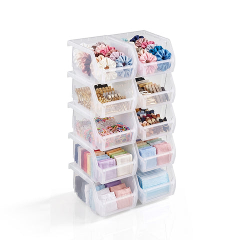Extra Small Open Front Stackable Clothing Storage Bin