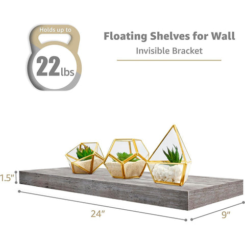 Rectangle Floating Shelves (2 Pack)