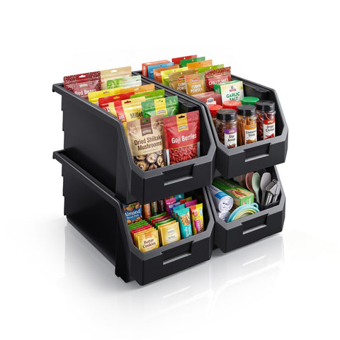 Open Front Kitchen Storage Bin