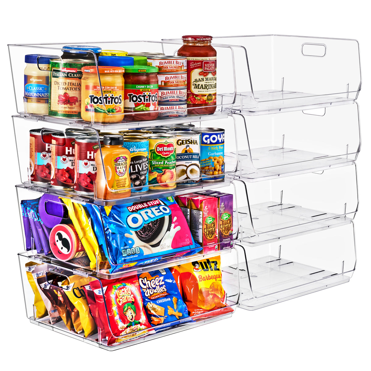 Open Front Bins Set
