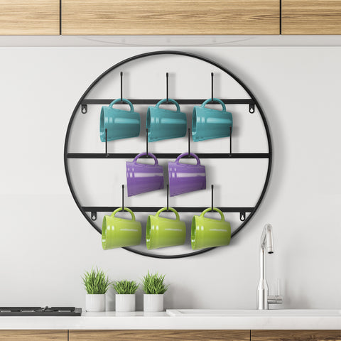 10 Mug Round Mug Rack (3 Tier)