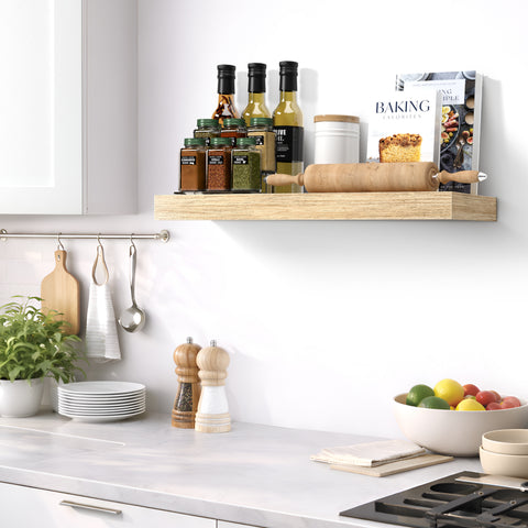 Wall Mounted Floating Shelf (1-Piece)