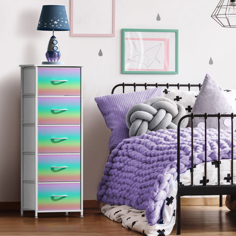 5 Drawer Tower Nightstand