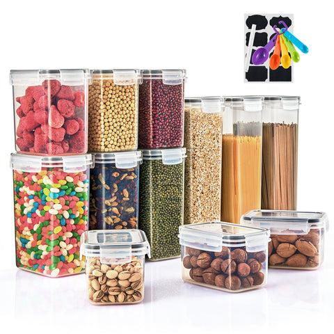 Airtight Tall And Tiny Food Storage Containers (12 Pack)