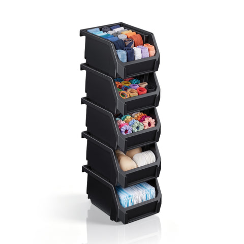 Extra Small Open Front Stackable Clothing Storage Bin