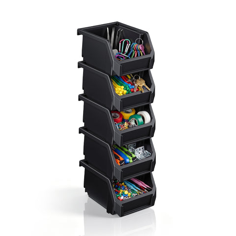 Open Front Garage Storage Bin