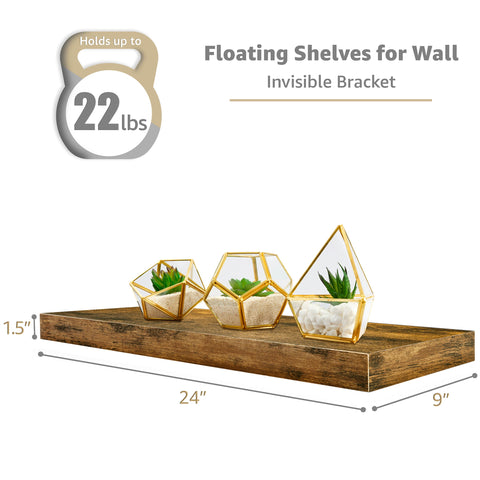 Rectangle Floating Shelves (2 Pack)