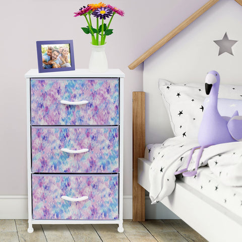3-Drawer Nightstand (Pastel Colors)
