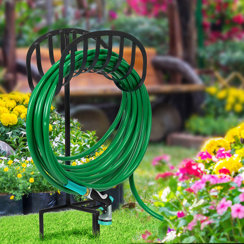 Manger Style Garden Hose Stake