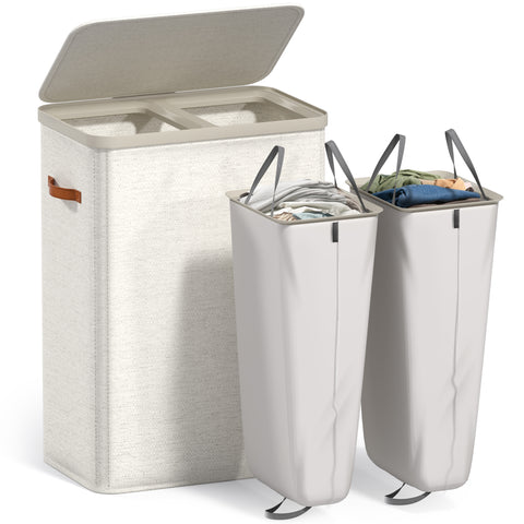 Collapsible Laundry Hamper with Lid - Sorbus Home