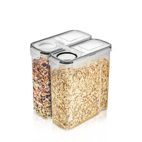 Narrow Airtight Food Storage Dispensers (2 Pack)