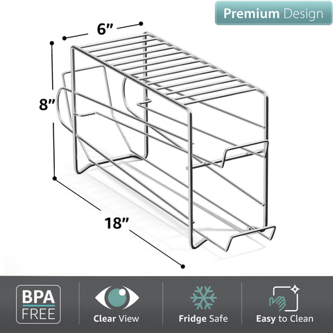 Soda Can Beverage Dispenser Rack (2 Pack)