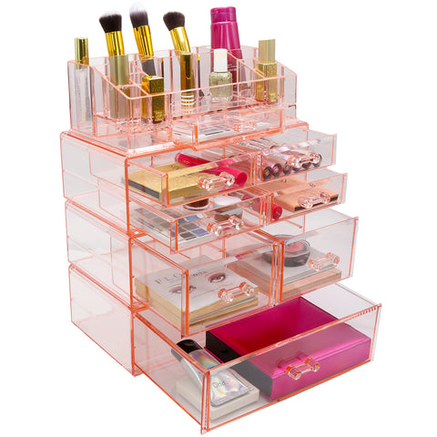 Cosmetic Storage Case (8 Drawer 4Pc)