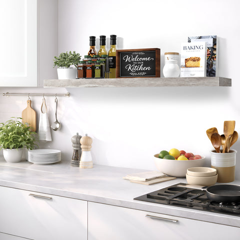 55-Inch Extra Long Floating Shelf (1-Piece)