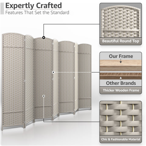 Panel Room Divider (Double Hinged)