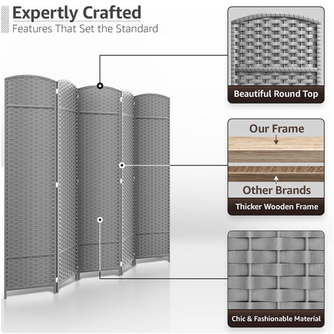 Panel Room Divider (Double Hinged)