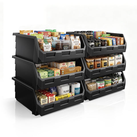 Open Front Kitchen Storage Bin