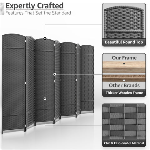 Panel Room Divider (Double Hinged)