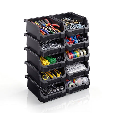 Open Front Garage Storage Bin (Small)