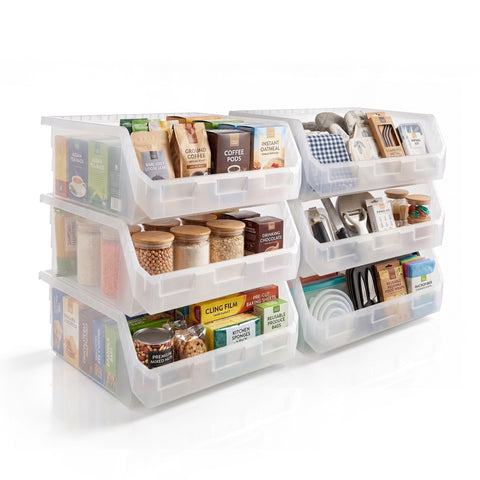 Open Front Kitchen Storage Bin