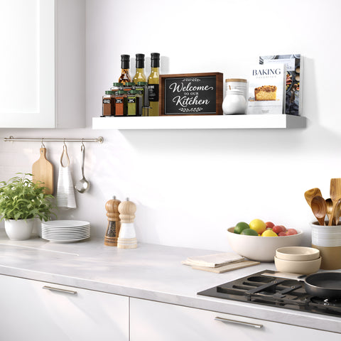 Long Floating Shelf (1-Piece)