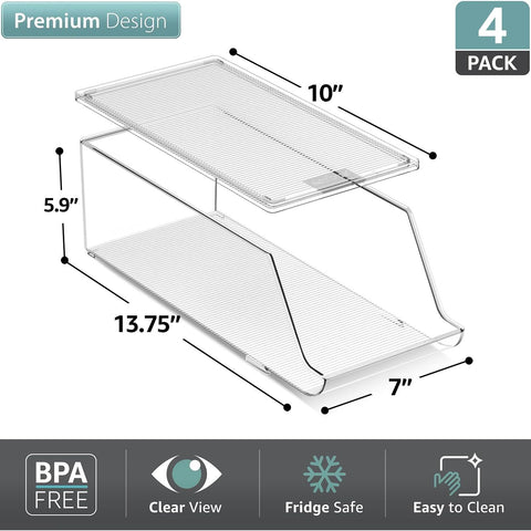 12 Skinny Soda Can Organizer (Set of 2)