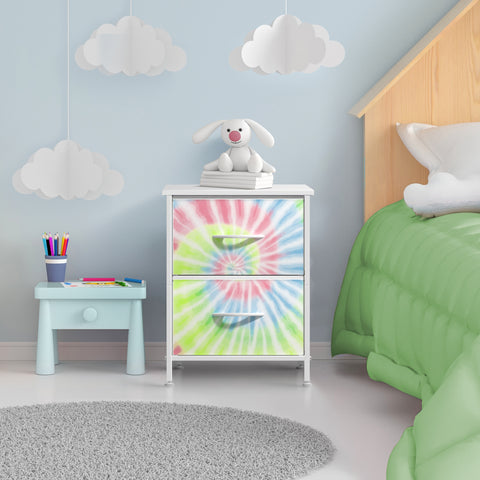 2 Drawer Display Nightstand