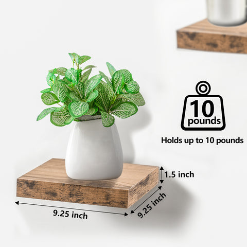 Floating Square Shelves (3 Pack)